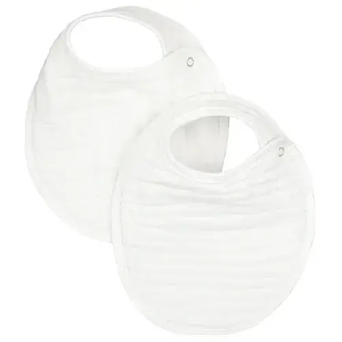 Cloud Muslin™ Bib 2 Pack - White