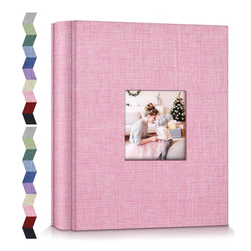 popotop Photo Album 4x6-600 Photos Photo Books with 600 Horizontal and Vertical Pockets,Linen Cover Albums for Family Wedding Anniversary Baby Vacation Pictures