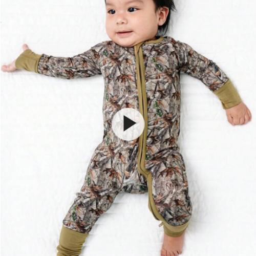 MIOZING Camouflage Print Baby Clothes/ Baby Boys Girls Long Sleeve Zipper Jumpsuit Romper/ Autumn Winter Outfit/ Suitable For Daily Wear Or Photography / Baby Clothes / Baby Clothes Girl / Boy Baby Clothes/ Halloween / Christmas | SHEIN USA