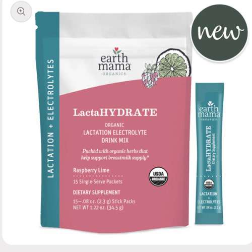 LactaHYDRATE Organic Lactation Electrolyte Drink Mix