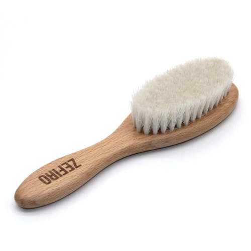Zefiro Beechwood Baby Hair Brush | EarthHero