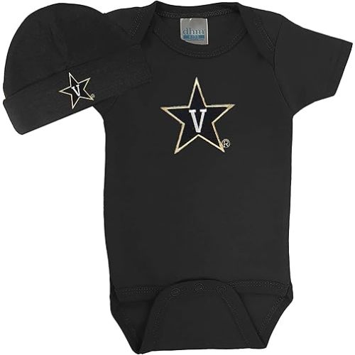 Vanderbilt Commodores Baby Onesie and Cap Set