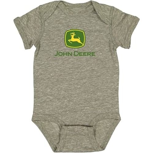 John Deere Teal Blue Short Sleeve Bodysuit One Piece