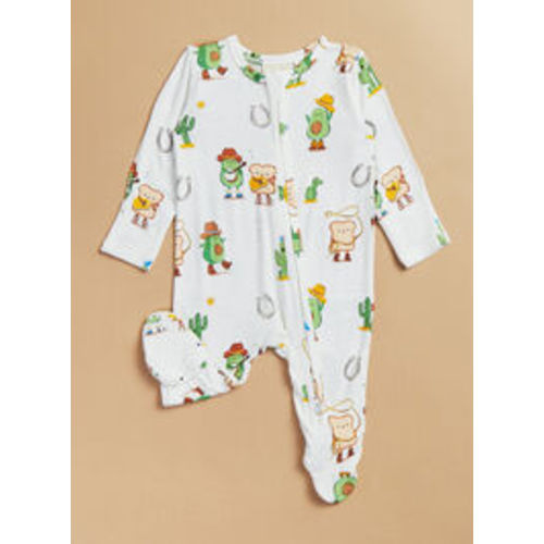 Rodeo Avo Toast Footie in Multi | Tullabee