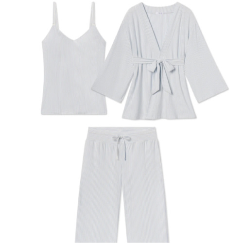 LAKE | Women | DreamModal Pajamas | Fog Maternity Kimono Bundle