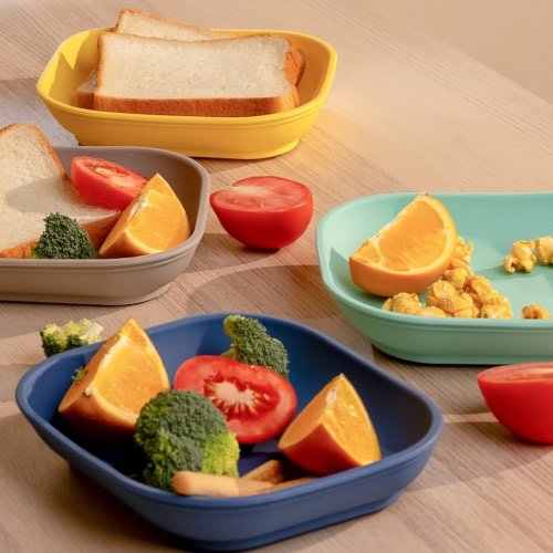 100% Food Grade Silicone Baby &Toddler Suction Plates | 3 Packs