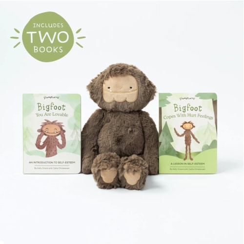 Stuffed Bigfoot & Children's Self-Esteem Books