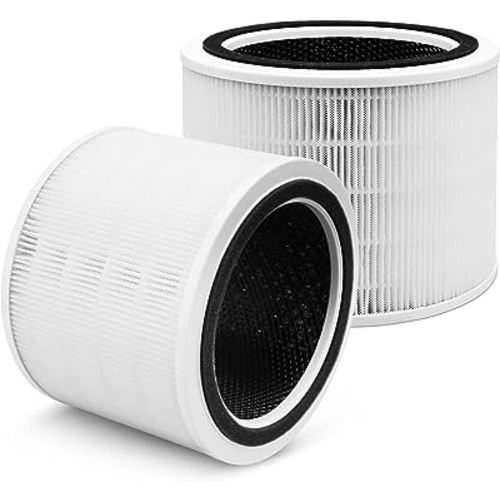 Core 200S Replacement Filter Compatible with LEVOIT Core 200S Smart WiFi Air Purifier, Fit for Levoit Core 200s Replacement Filter, 2Pack 3-Stage H13 Grade True HEPA Filter, Replace Part Core 200S-RF