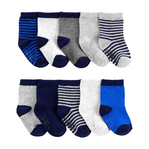 Baby 10-Pack Socks - 0-3M - Multi