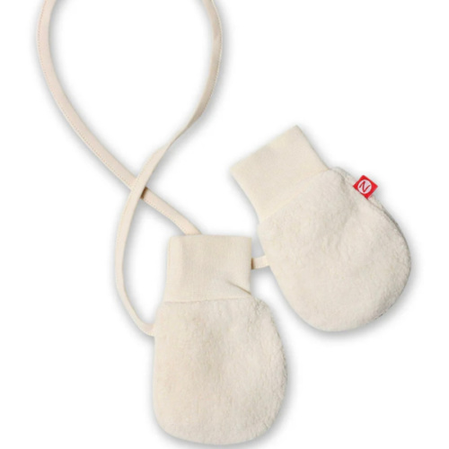 Cozie Fleece Baby Mittens - Cream | Zutano