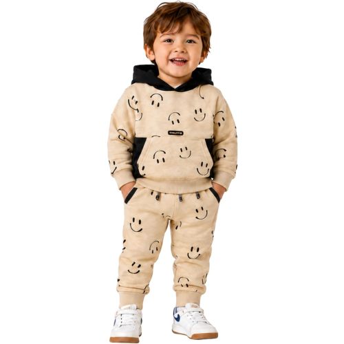 Volcom Infant Toddler Baby Boys 2-Piece Fleece Set - Hoodie & Jogger Pants