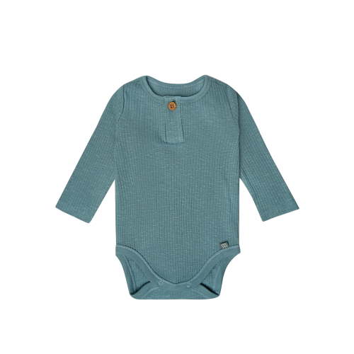 Modern Moments by Gerber Baby Neutral Long Sleeve Bodysuit, Sizes 0/3 Months - 24 Months