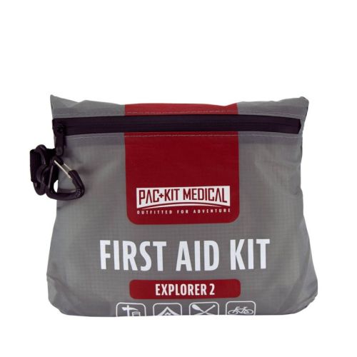 First Aid Only Pac-Kit Watertight Explorer 2 First Aid Kit for Hiking Camping and Outdoor Activities 76pc