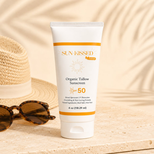 SunKissed Organic Tallow Sunscreen SPF 50 4 oz