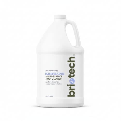 BRIOTECH Extra Strength HOCl Cleaner, 500 PPM Hypochlorous Acid, 1 Gallon | Concentrate for ULV foggers, humidifiers, professional deodorizing in dental offices, schools, homes, peroxide-free