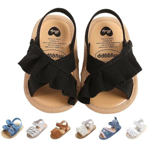 Baby Girls Sandals Summer Shoes Outdoor First Walker Toddler Girls Shoes for Summer