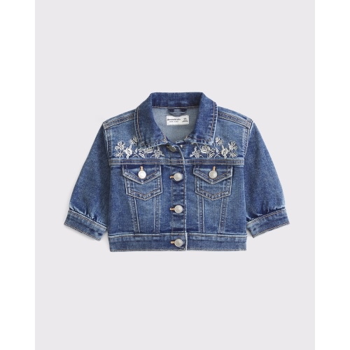 baby embroidered denim jacket