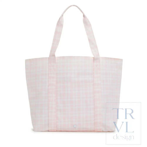 Jumbo Tote - Pimlico Plaid Pink
