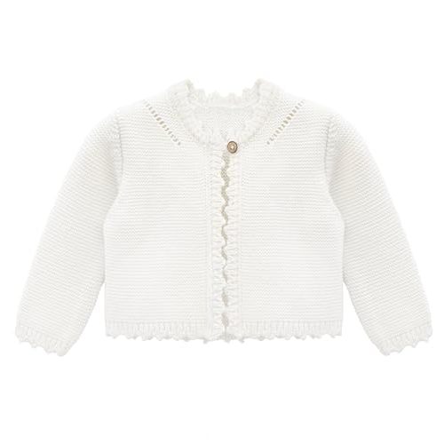 Lilax Baby Girls' Long Sleeve Shrug, Knit Girls Cardigan, Childrens Bolero