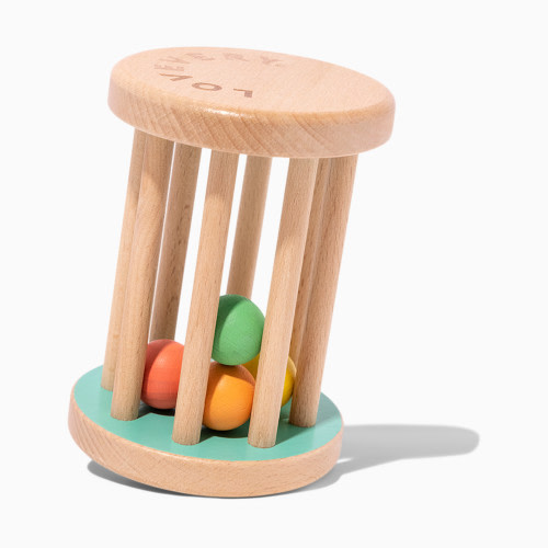 Lovevery Montessori Baby Rolling Rattle