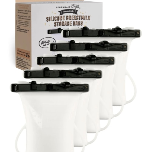 Reusable Silicone Breastmilk Storage Bags | Legendairy Milk