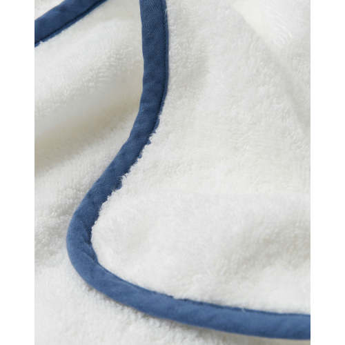 The Hooded Towel + 2 Washcloth Set  / Coconut / Blueberry