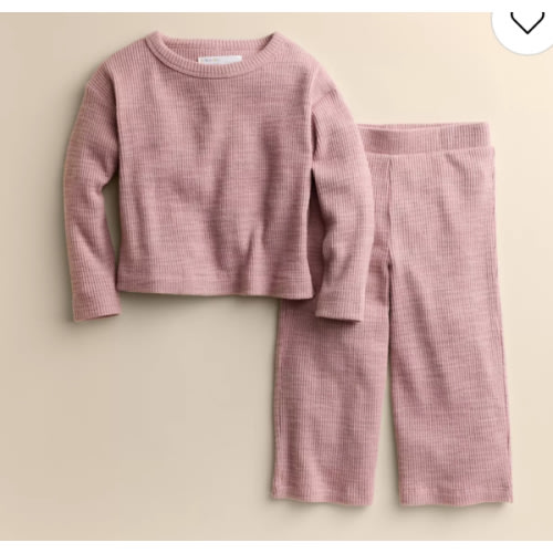 Baby & Toddler Girl Little Co. by Lauren Conrad 2-Piece Relaxed Wide Leg & Top Set