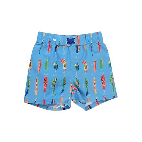 RUGGEDBUTTS Boys UPF50+ Sun Protection Animal Swim Trunks