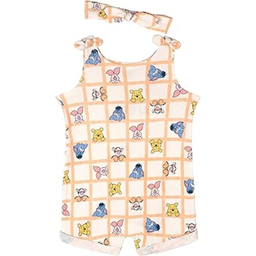 Disney Romper and Headband Outfit Set Newborn to Little Kid Sizes (Newborn - 5)