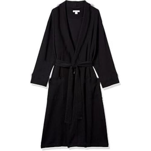 Amazon Essentials Men's Lightweight Cotton Waffle Bathrobe (Available in Big & Tall)
