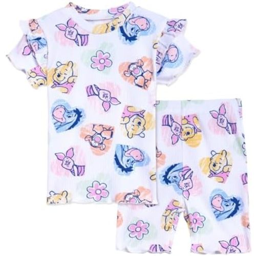 Disney Girls' 2-Piece T-Shirt and Shorts Set for Baby & Kids