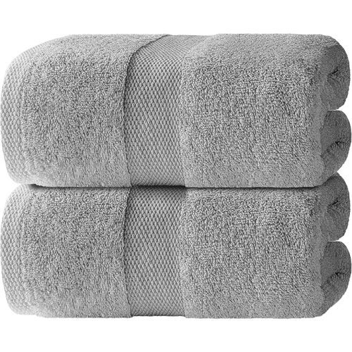 100% Cotton Bath Sheets; Set of 2