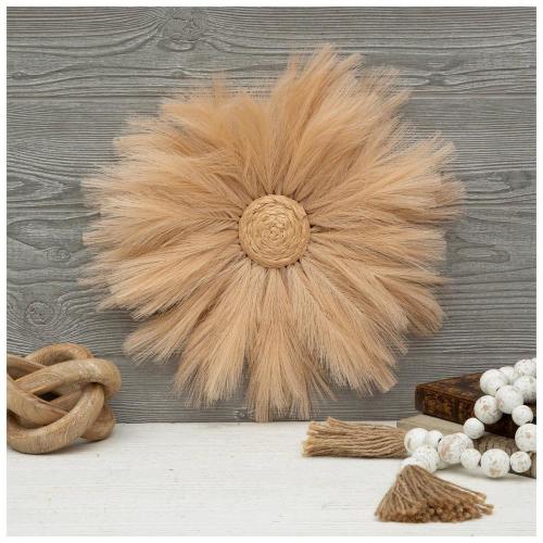 Pampas Grass Flower Wall Decor