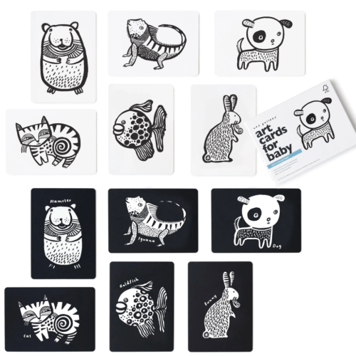 Art Cards for Baby - Pets Collection