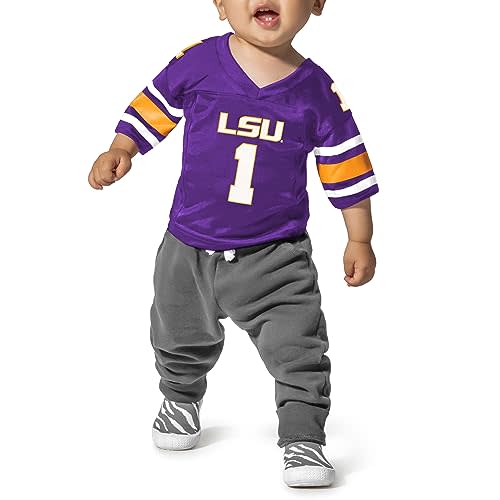 Little King NCAA Infant-Touchdown Pass-Team Football Jersey-Sizes 6 Months 12 Months 18 Months