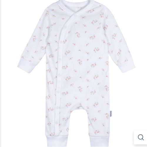 Baby Girls Floral Footless Pajamas (6-9M)