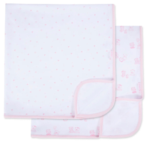 Joyful Bears 2-Pack Receiving Blankets