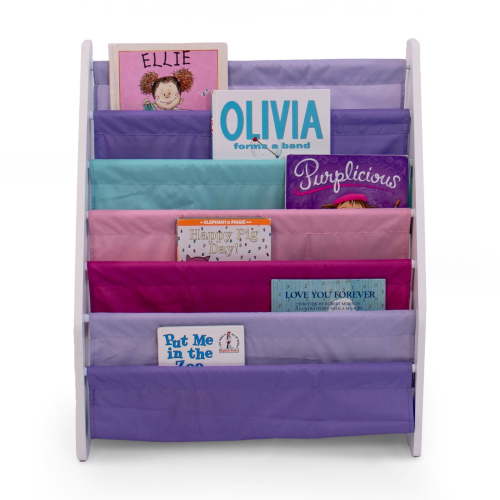Humble Crew, Kids Bookrack, 6-Tier Storage, Purple