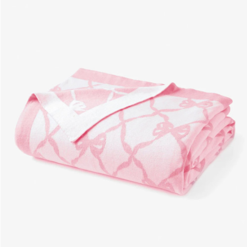 Bow Throw Blanket - Luxury Home Decor | LoveShackFancy