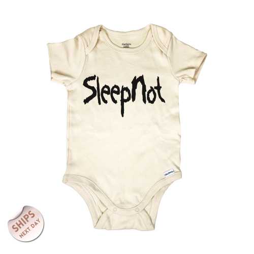 SleepNot Baby Romper, SleepNot Heavy Metal Rock and Roll Baby Bodysuit, Rock and Roll Baby Sweater, Baby Shower Gift, 2000500