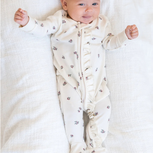 Neve Ruffle Zipper Sleeper