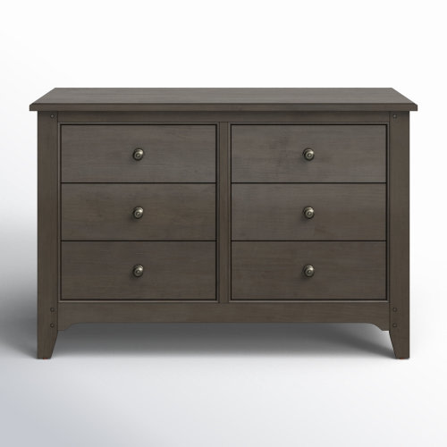 Birch Lane™ Mabank 6-Drawer Farmhouse Wood Dresser | Birch Lane