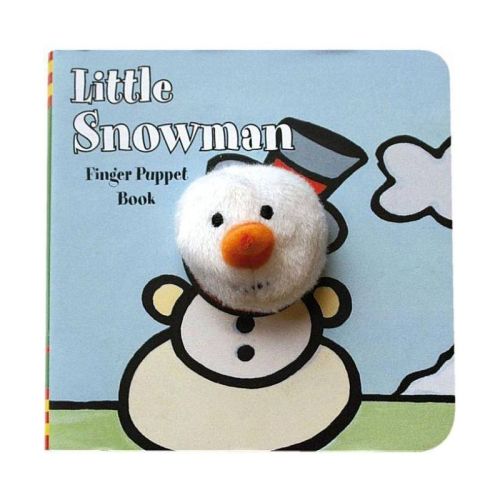 Little Snowman: Finger Puppet Book - (Little Finger Puppet Board Books) by Chronicle Books & Imagebooks (Mixed Media Product)
