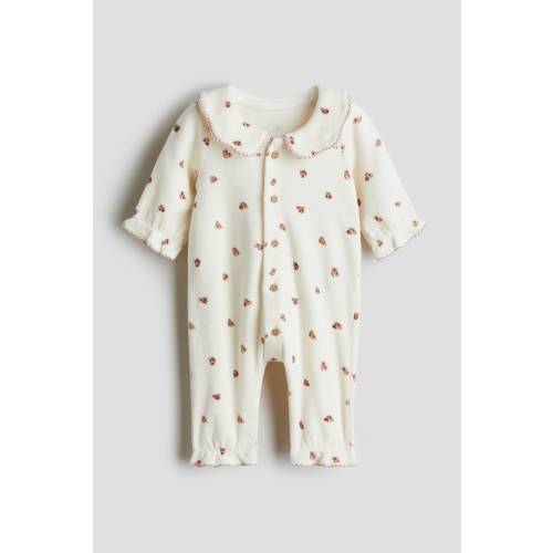 COTTON VELOUR JUMPSUIT