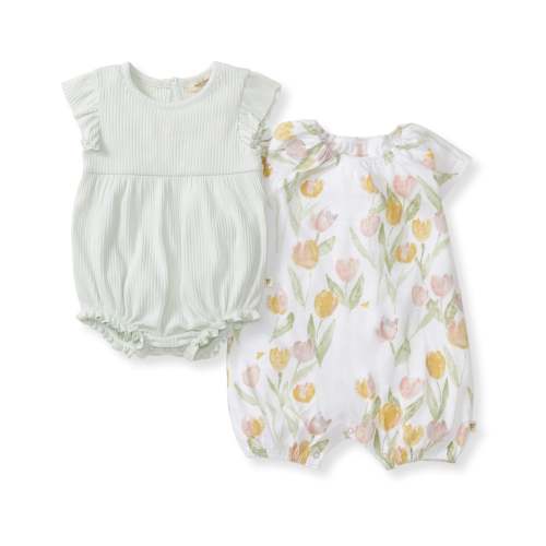 Tulip Field 2 Pack Bubble Romper Set – Burt's Bees Baby