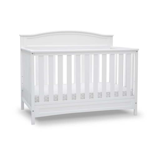 Delta Children Convertible Baby Crib, White, Greenguard Certified, Toddler Bed, Daybed, Full Size Bed