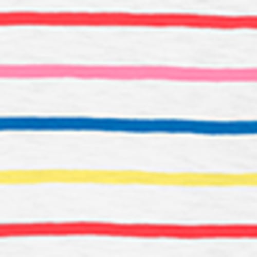 Short sleeve multi-stripe babysuit | Primary.com