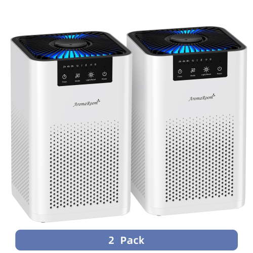 Aroma Rooma 2 Pack Air Purifiers for Smoke Allergies and Asthma