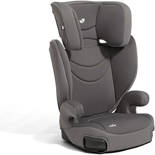 Joie Basil Highback and Backless Booster Car Seat for Big Kids 4 to 12 Years Old, Lightweight 2-in-1 Design (Thunder)