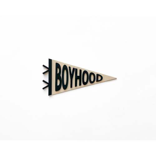Boyhood Shelf Sign, Kids Nursery Room Decor, Baby Wall Sign - Wornwildboysapparel